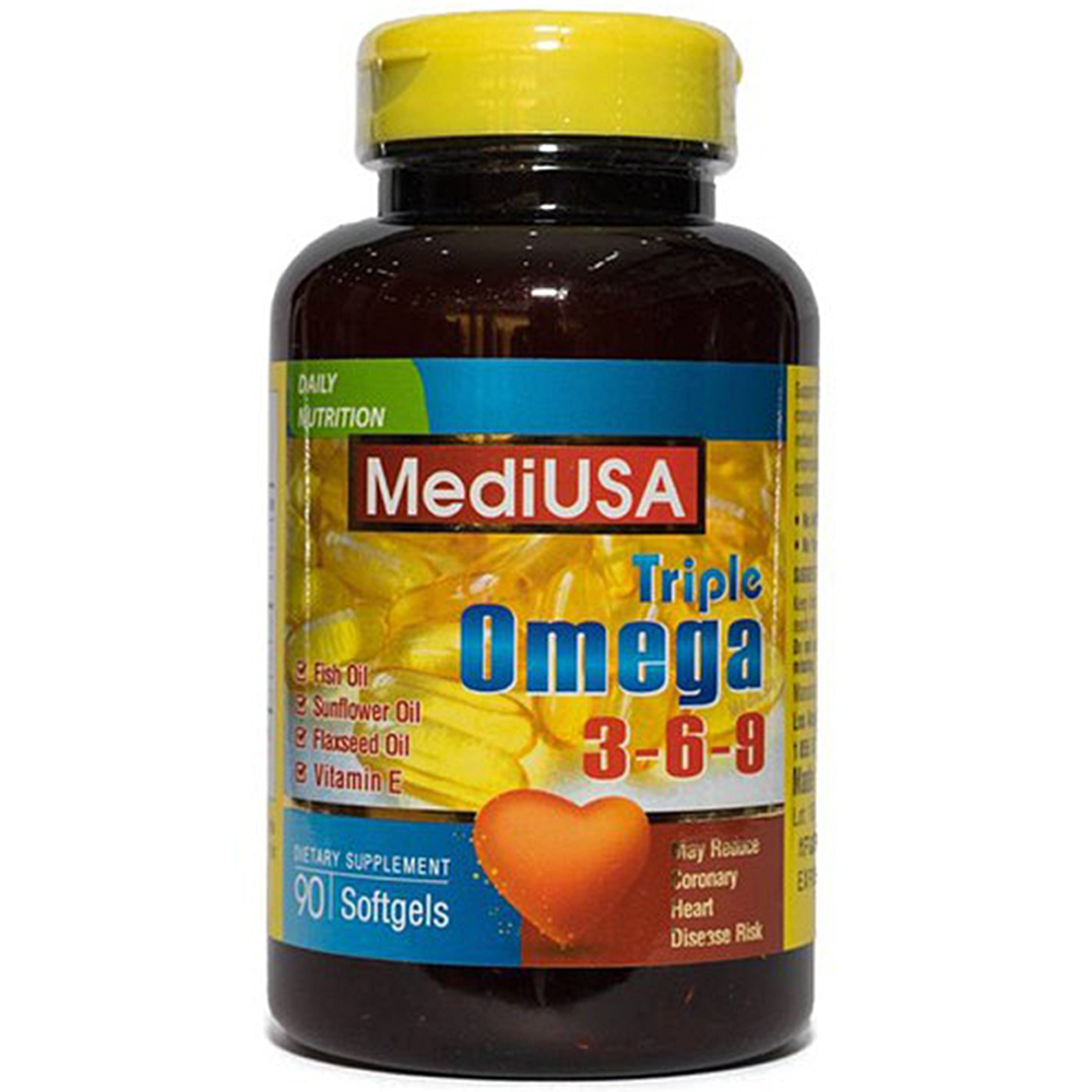 Viên Uống Bổ Não Triple Omega 3-6-9 Mediusa 90 Viên